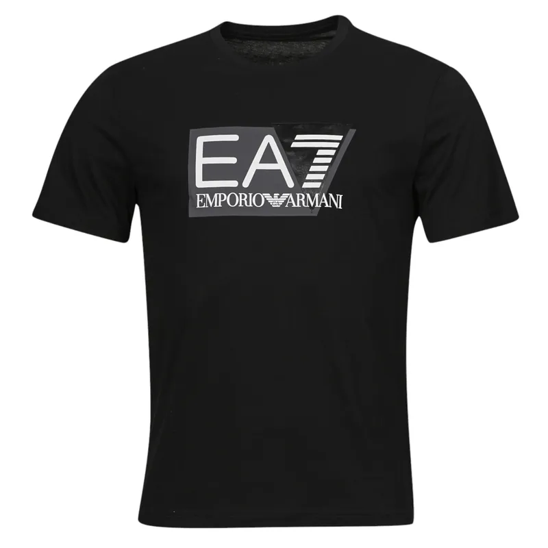 armani ea7 3dpt81 mens t shirt casual cotton top black1