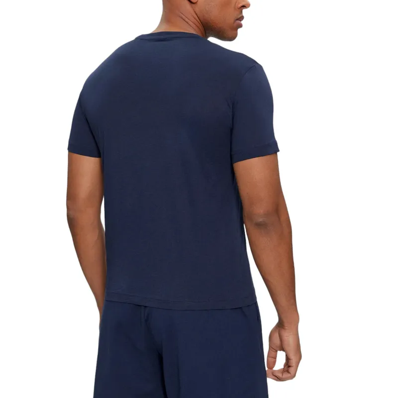 armani ea7 3dpt81 mens t shirt casual cotton top navy1