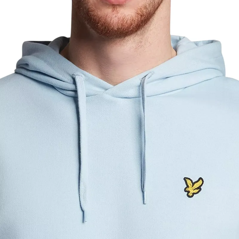lyle & scott men pullover hoodies regular fit light blue1