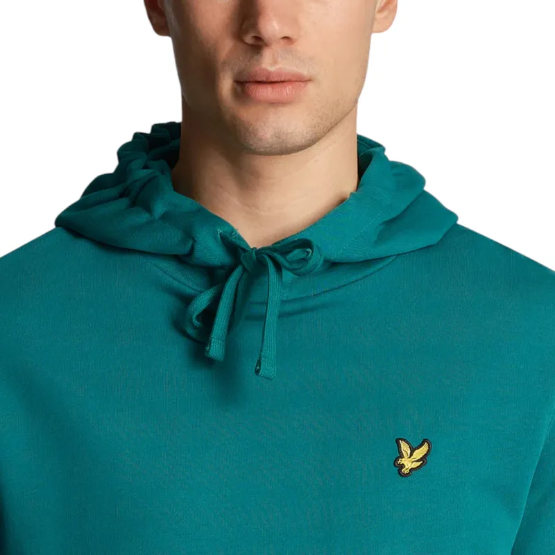lyle & scott men pullover hoodies regular fit forest green1