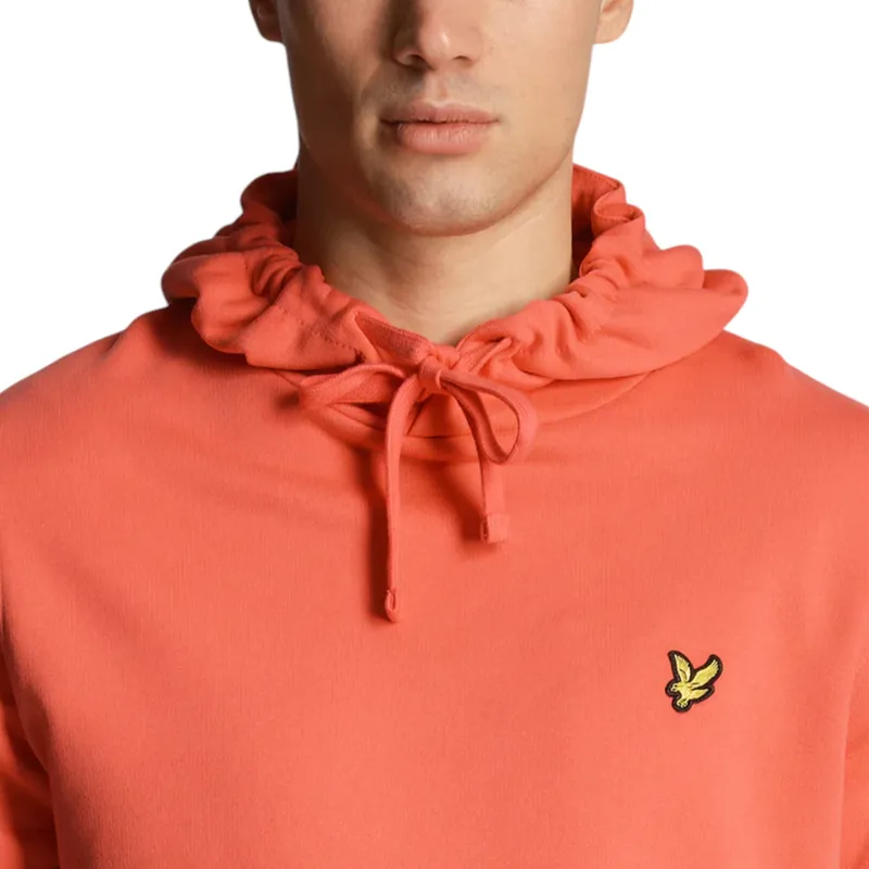 lyle & scott men pullover hoodies regular fit hot pink1