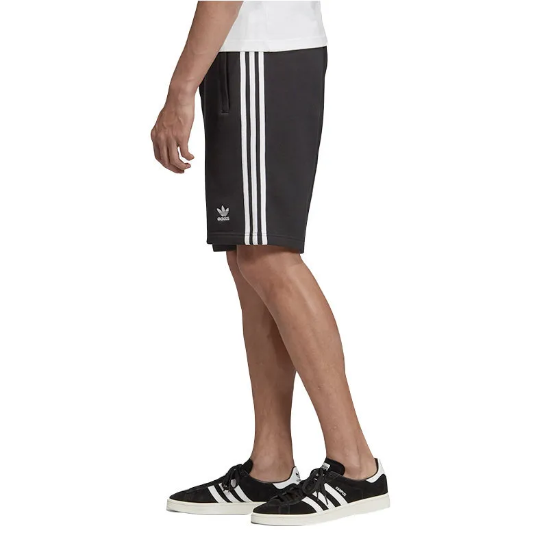 adidas originals mens shorts 3 stripes sweat fleece pants black1