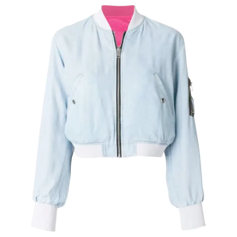 diesel de bruce womens reversible jacket ladies bomber casual top1