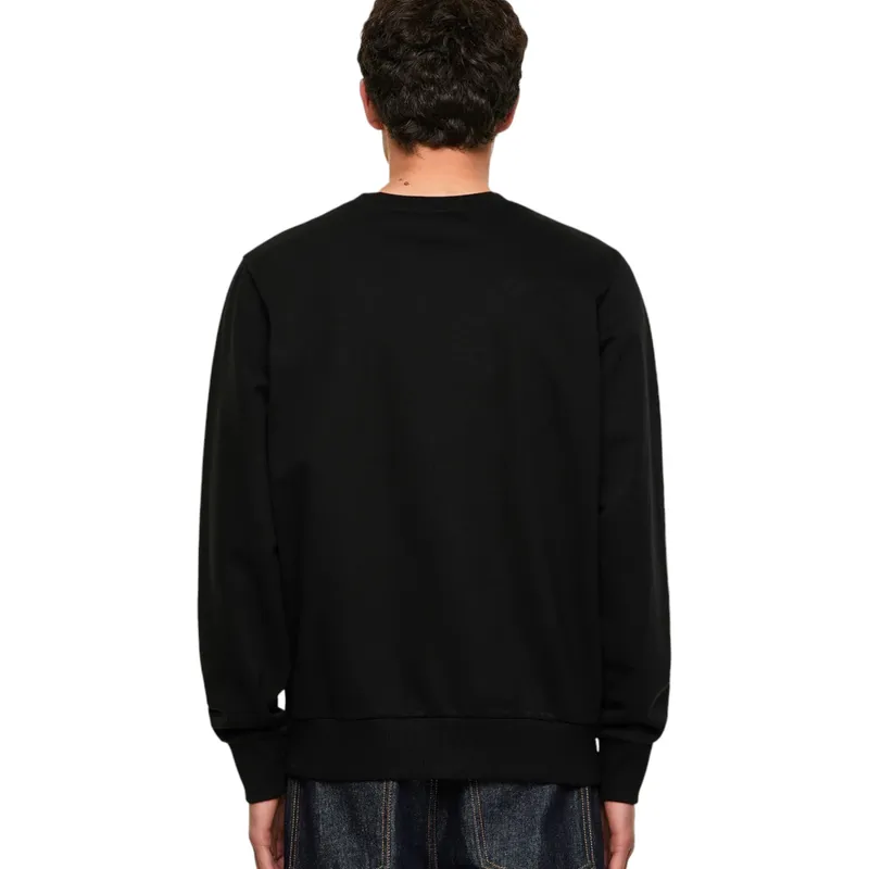 diesel s-girk-k12 mens sweatshirt black1