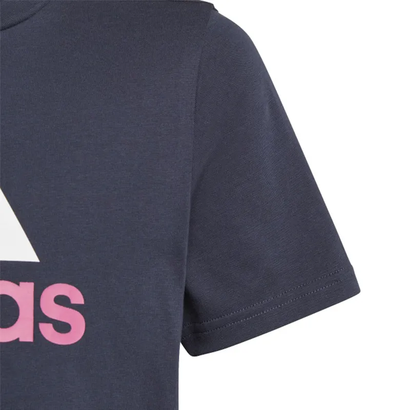 adidas ib8775 kids boys t shirts crew neck short sleeve navy blue1