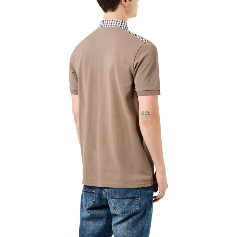 weekend offender costa mens polo shirts mocha brown1