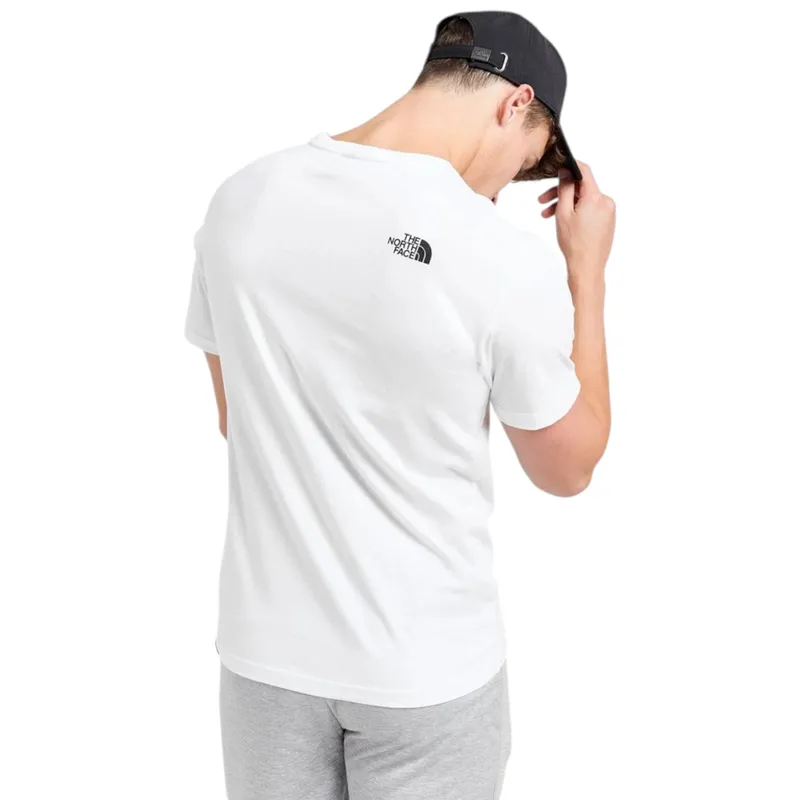 the north face t-shirt mens t shirt white1