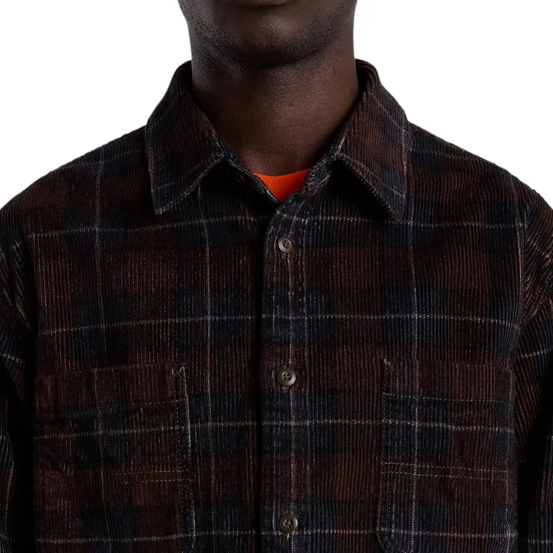 mens shirts winter jackets button up long sleeve vintage quilted check shackets1