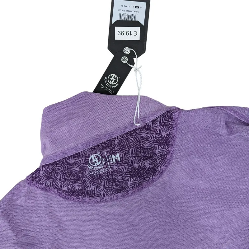 mens polo t shirts short sleeve casual summer golf tee violet1