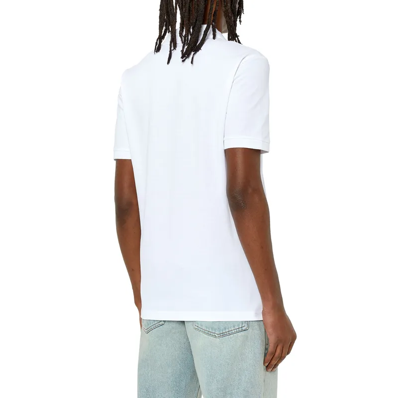 diesel t-smith-g3 a10632 mens polo shirts short sleeve white1
