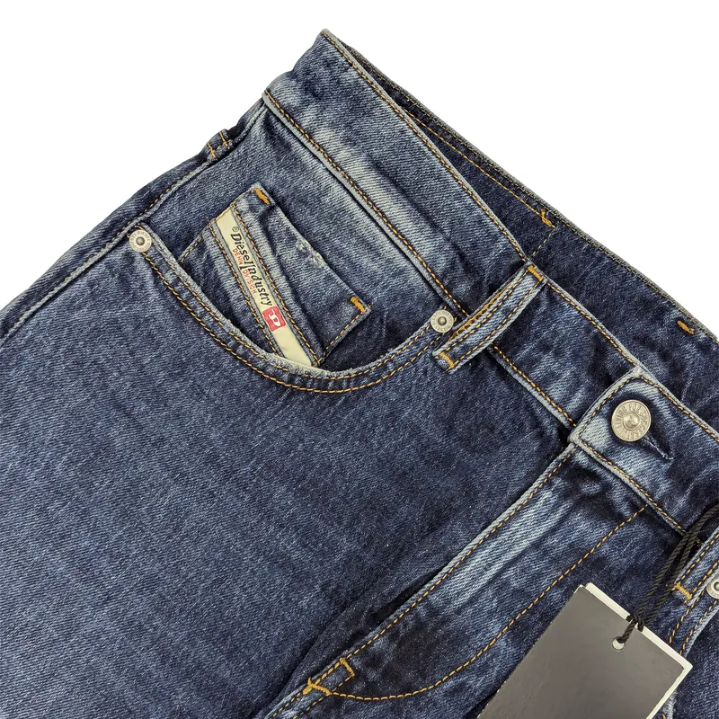 diesel 2019 d-strukt-r mens denim jeans slim fit mid waist1