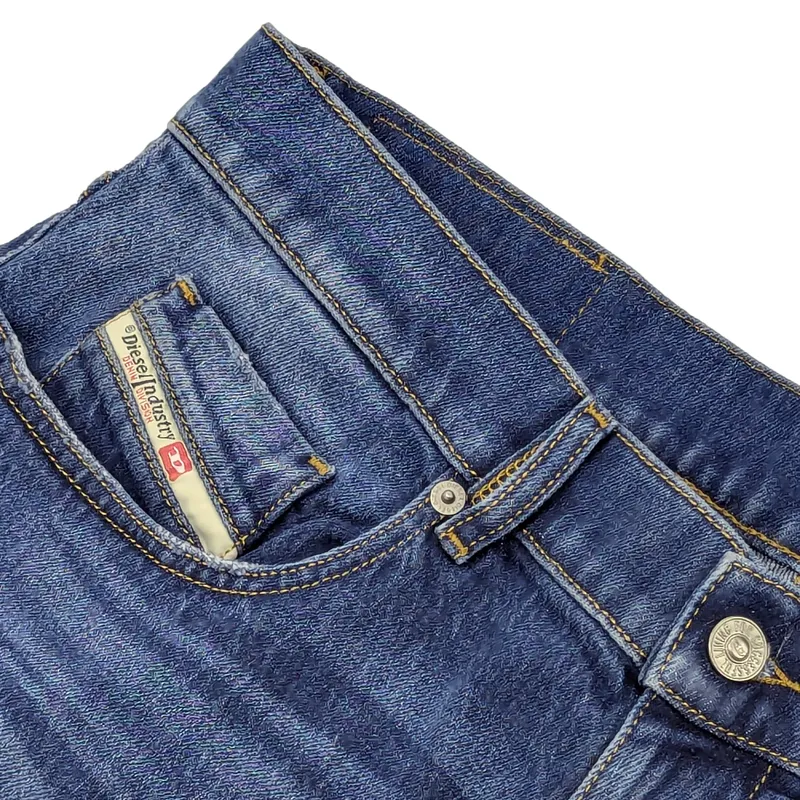diesel 2019 d-strukt r0r72 mens denim jeans slim fit distressed1