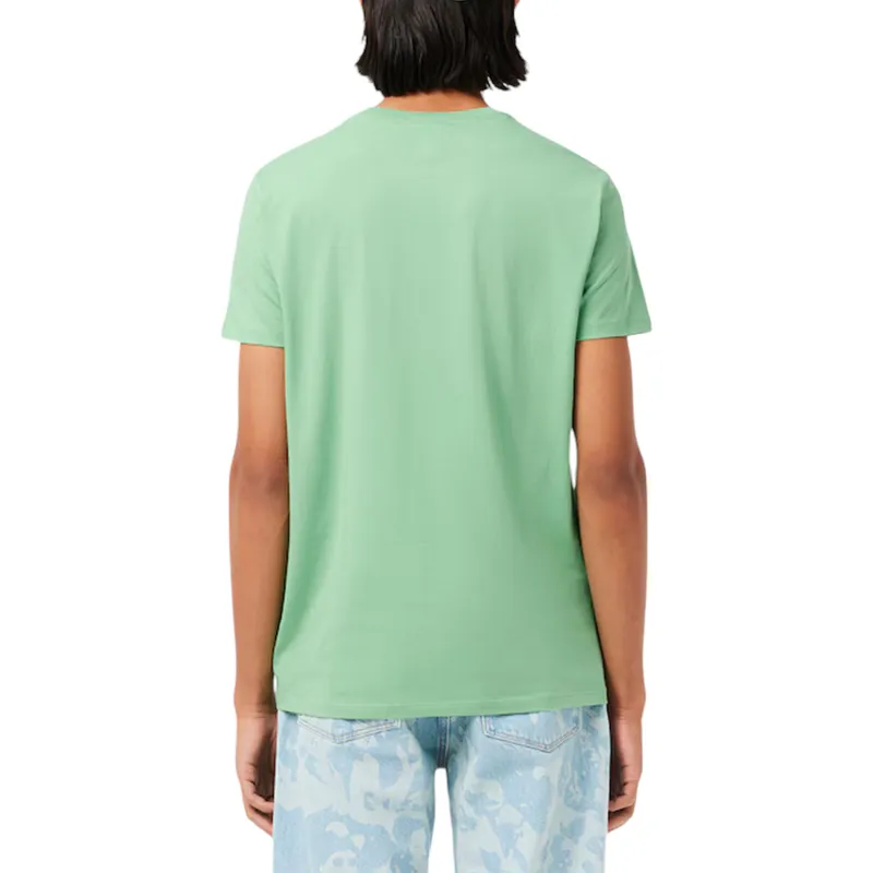 lacoste th6709 mens t shirts liamone green1