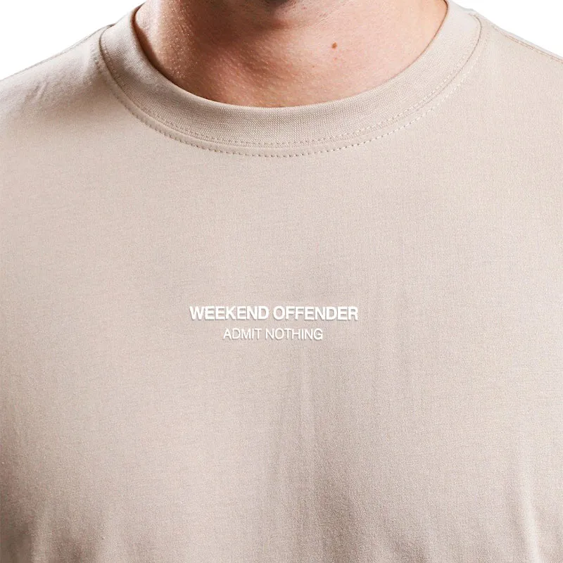 weekend offender mens t shirts stone and white1
