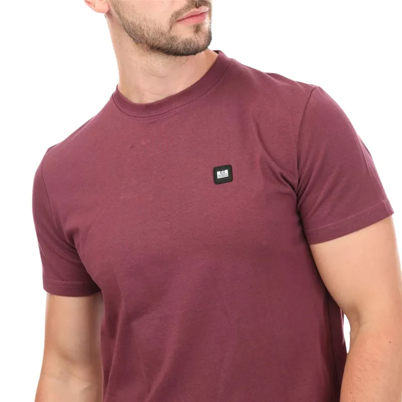 weekend offender mens t shirts plain cotton tops brown1