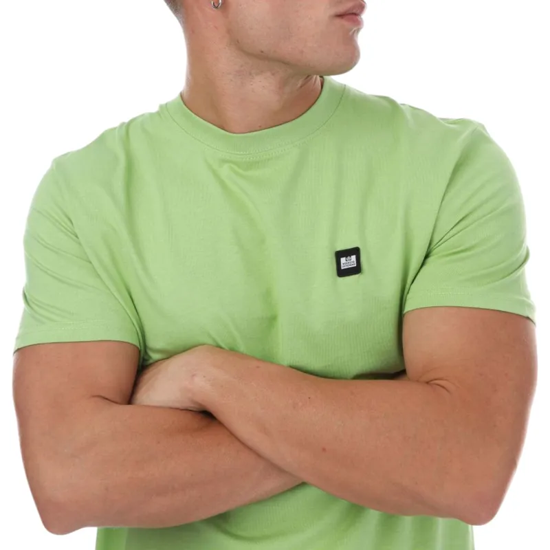 weekend offender mens t shirts plain cotton tops green1