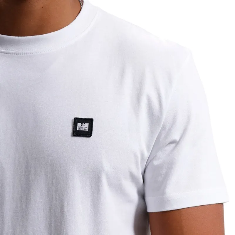 weekend offender mens t shirts plain cotton tops white1