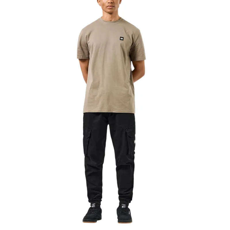 weekend offender mens t shirts plain cotton tops mocha brown1