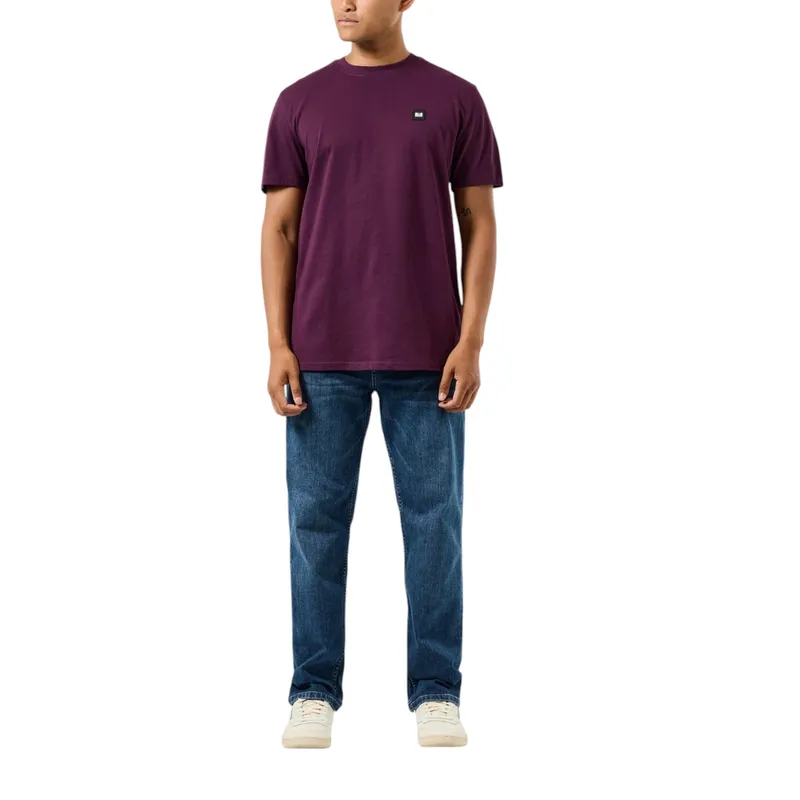 weekend offender mens t shirts plain cotton tops acai berry1