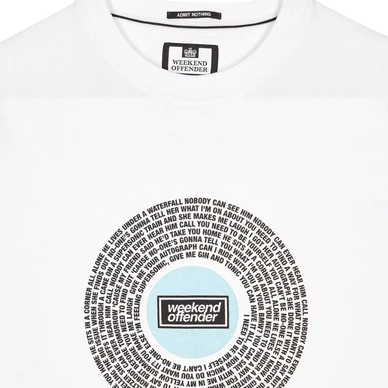 weekend offender supersonic graphic mens t shirts crew neck white1