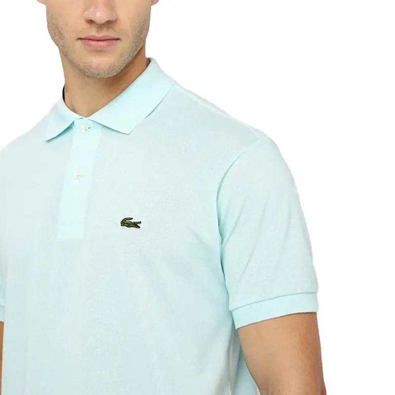 lacoste l1212 mens polo t shirts classic fit top sky blue1