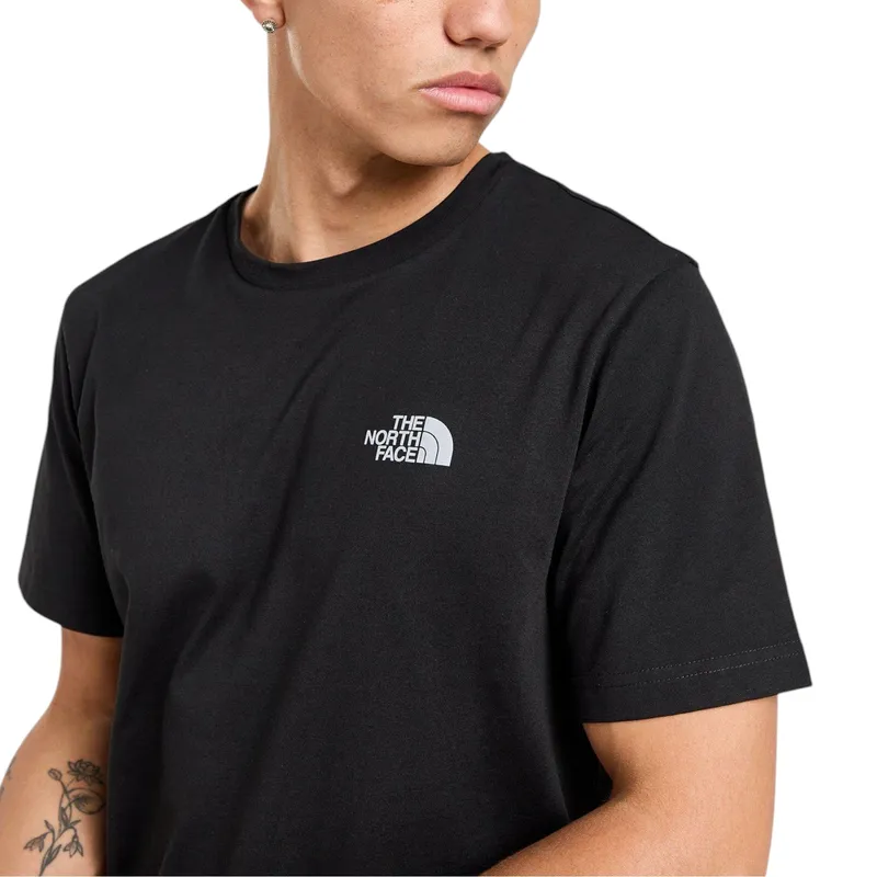 the north face mens t shirts simple dome black t-shirt1