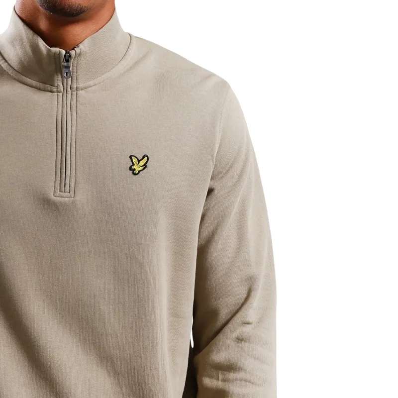 lyle & scott ml2022v loopback half zip mens jumper cove1