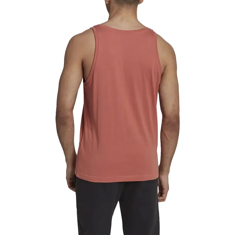 adidas originals trefoil logo tank training gym summer vests orange1