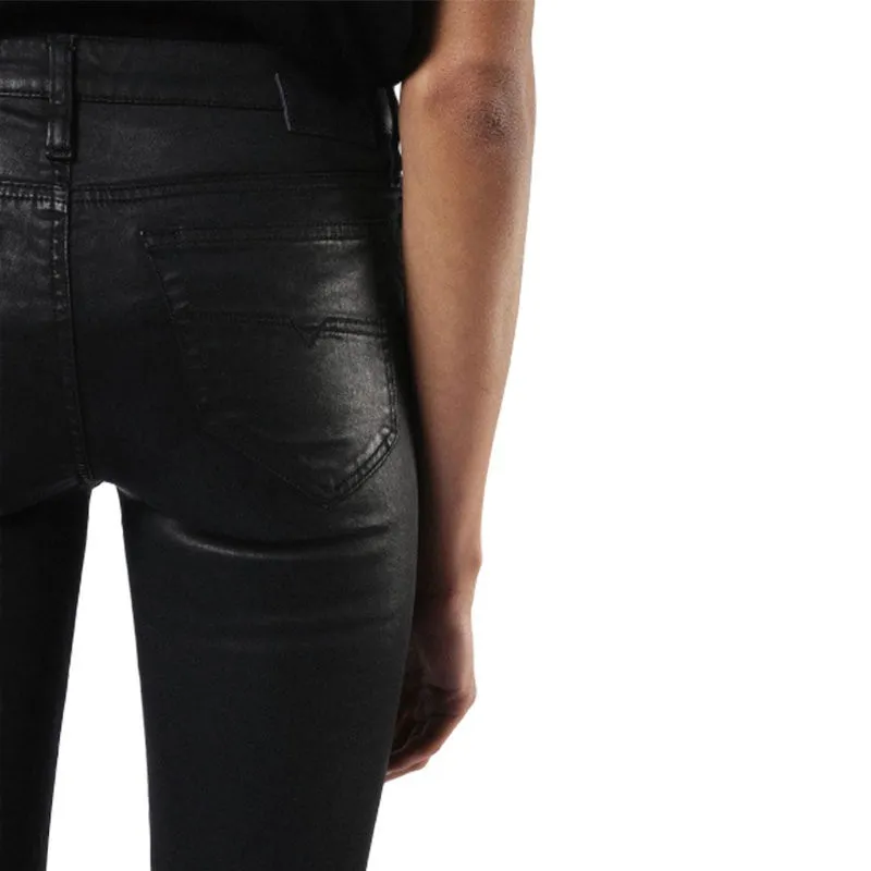 Buy Threadbare Black Coated Faux Leather Jeggings from the Next UK