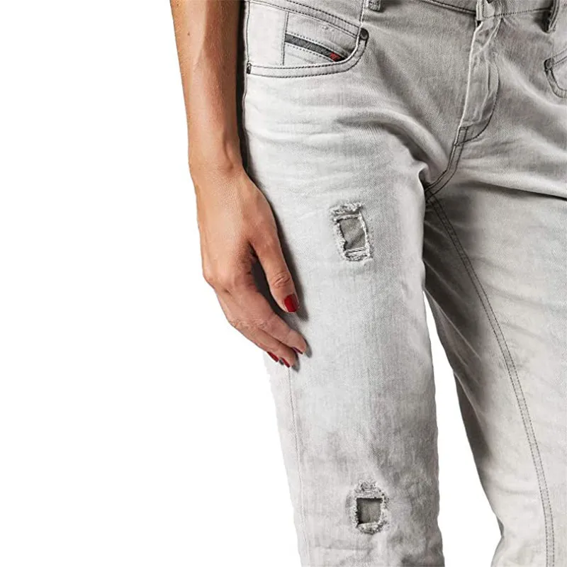 diesel belthy 0676m womens denim jeans straight telegrey1