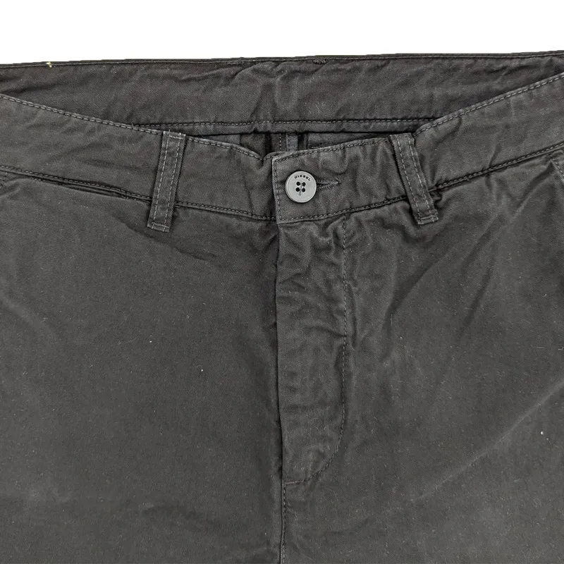diesel p-jared a07101 mens chino trousers casual work pants black1