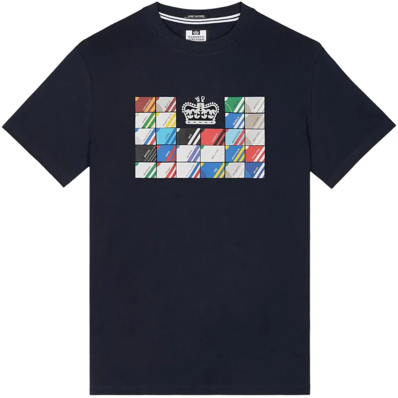 weekend offender 2409 mens t shirt navy1