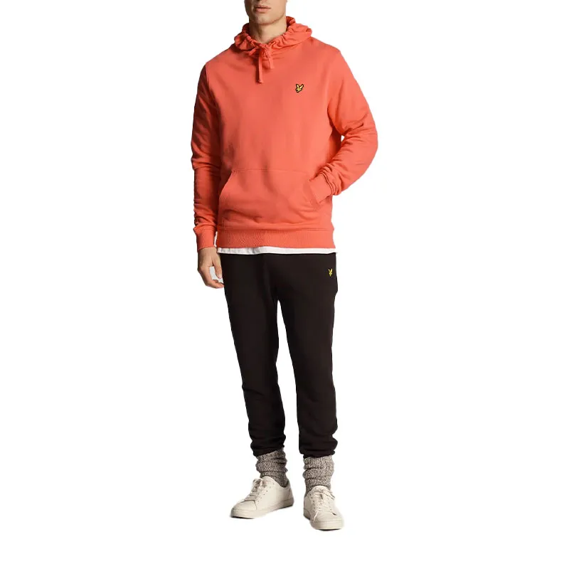 lyle & scott ml416vog mens pullover hoodie hot pink1