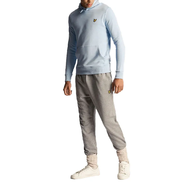 lyle & scott ml416vog mens pullover hoodie light blue1