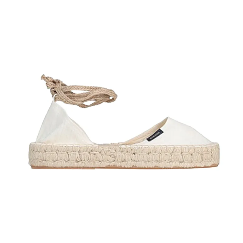 diesel espadrillas rags womens sandals denim lace up shoes white1