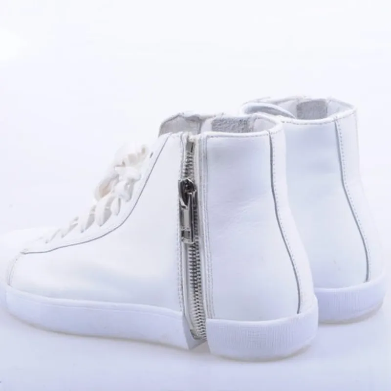 Diesel S Nentish W Eu 40 Womens Trainers Leather High Neck White