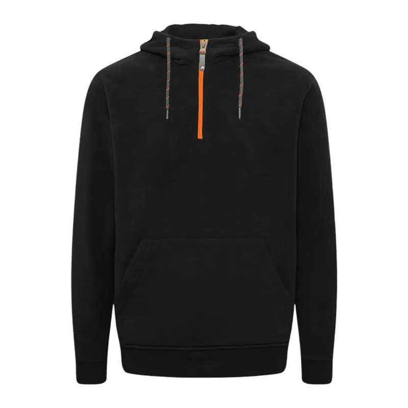 aleko mens hoodies long sleeve casual top pullover jumper black1