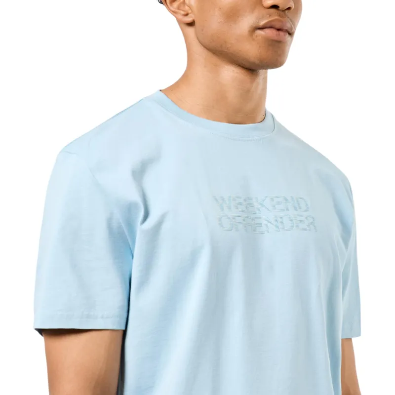 weekend offender bucci graphic mens t shirts crew neck arctic blue1