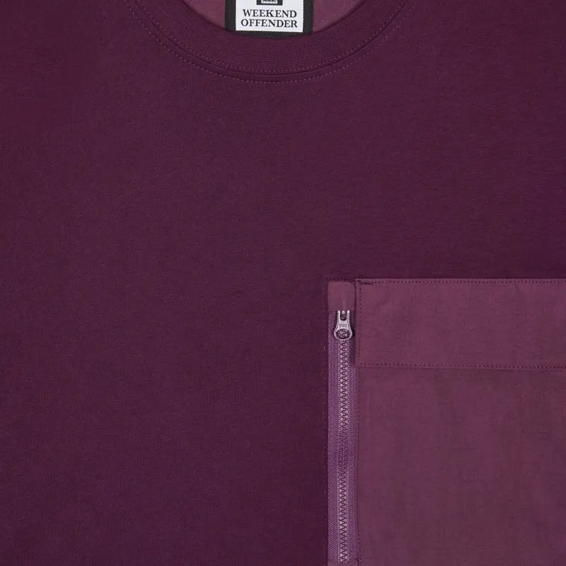 weekend offender takaji mens t shirts crew neck acai berry1