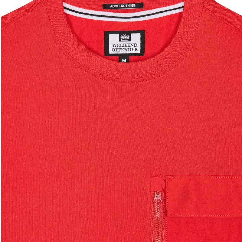 weekend offender takaji mens t shirts crew neck red1