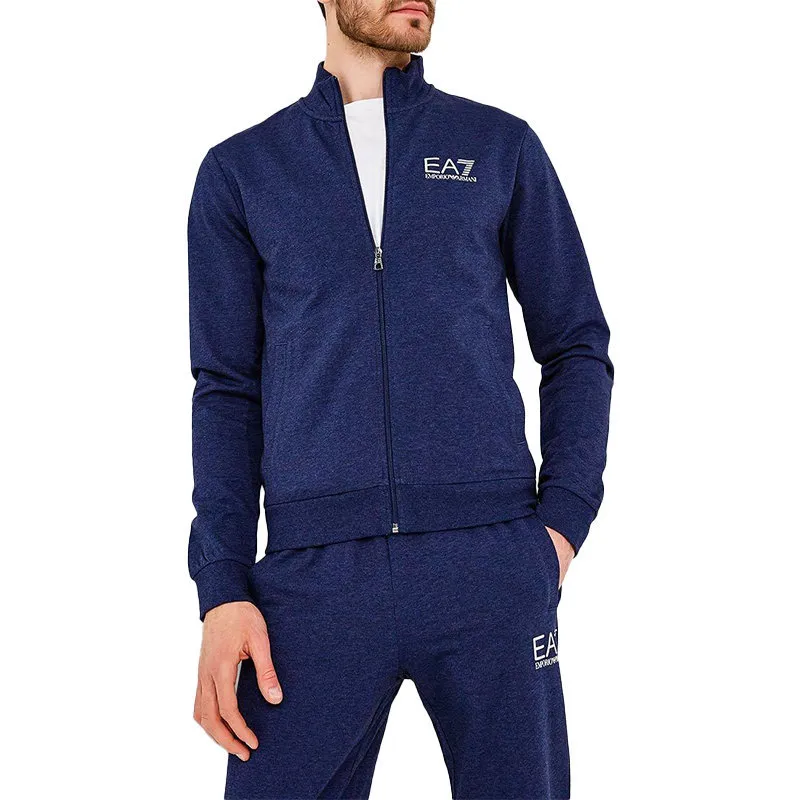 Emporio Armani 3zpv51 Ea7 Mens Tracksuit Full Set Navy Top Brand Outlet UK