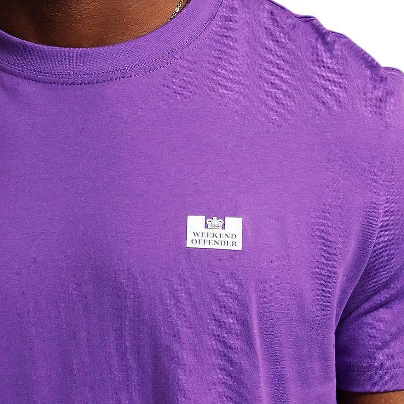weekend offender mens t shirts bridgtown tee purple1