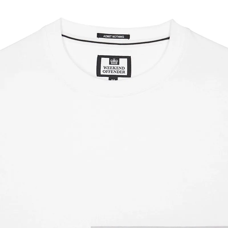 mens weekend offender t shirt ryan summer tee white1