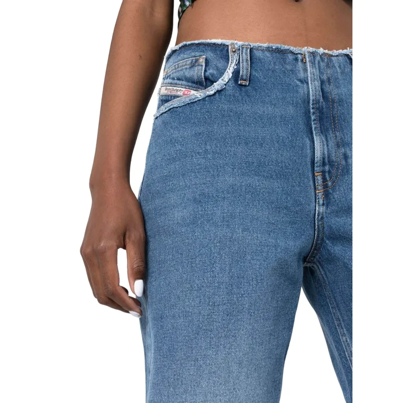 diesel d-ark 007f3 womens denim jeans relaxed fit blue1