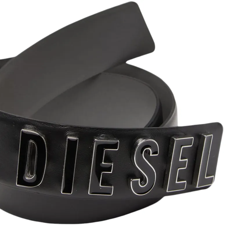 diesel b letter womens leather belt logo casual metal buckle1