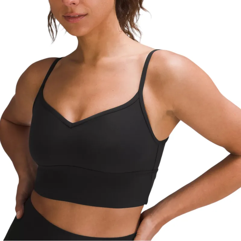 lululemon align sweetheart bra womens yoga bra narrow straps black1