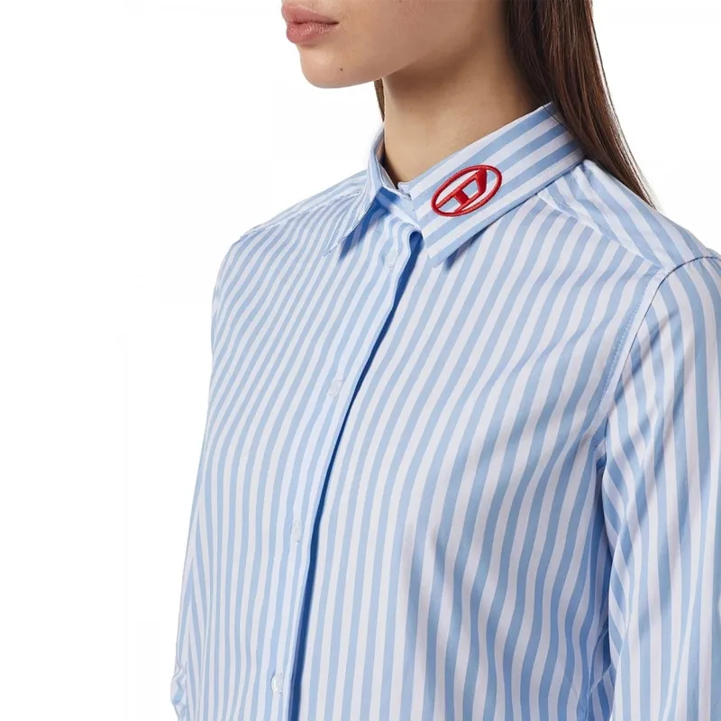 diesel c gisey womens shirt striped casual office blouse1