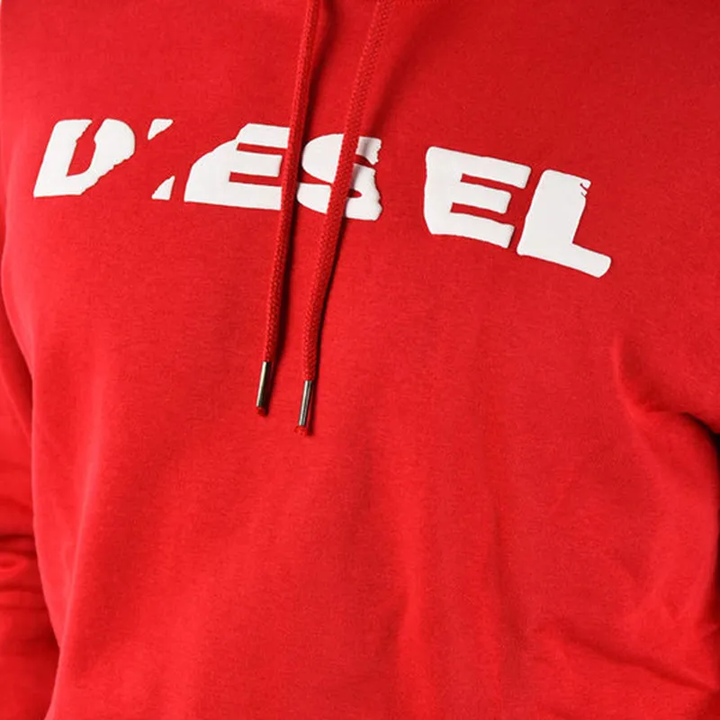 Red 2025 diesel hoodie