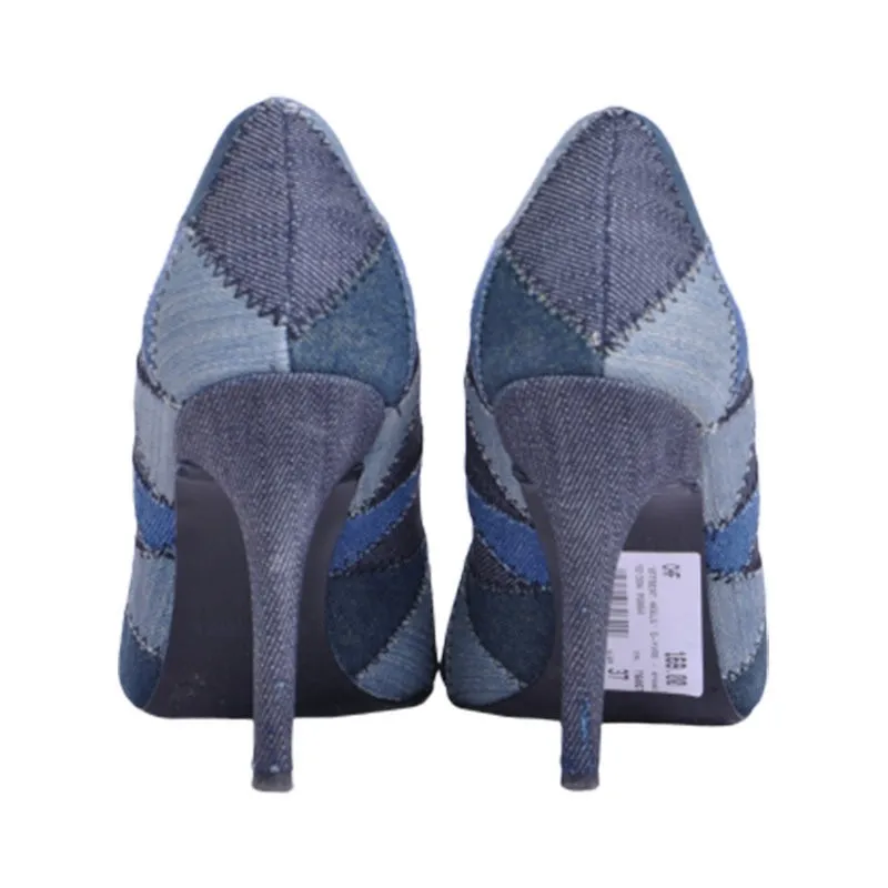 Buy Black Heeled Shoes for Women by DIESEL Online | Ajio.com