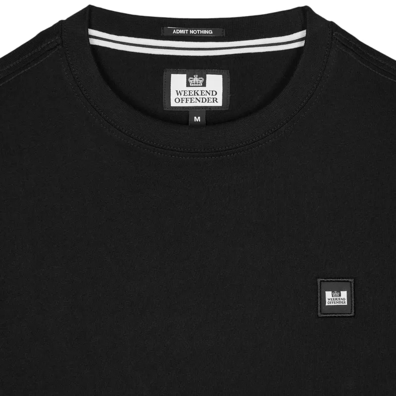 weekend offender cannon beach plus mens t shirt crew neck black1